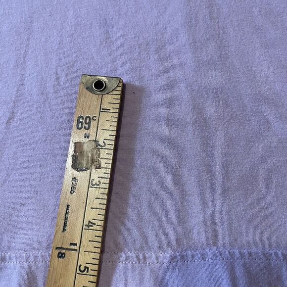 Adidas Originals Short Sleeve T-Shirt Mens Medium Pink Trefoil Logo Crewneck - Picture 5 of 6